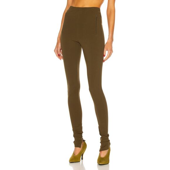 Wardrobe Nyc Side Green Viscose Split Legging Size XS - Picture 1 of 5